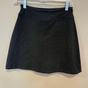 Athleta Gray Black Heathered Skort Skirt Size XXS